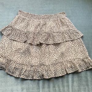 ANIMAL PRINT SKIRT